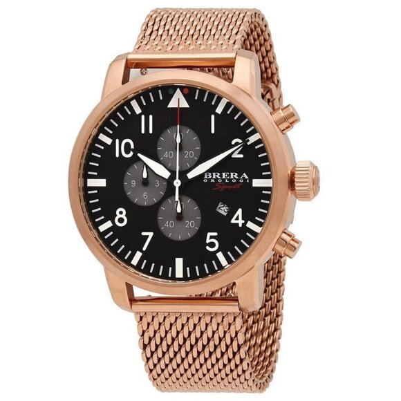 NWT Brera Orologi Fashion Men's Quartz 316L Stainless Steel Authentic W - Picture 1 of 3